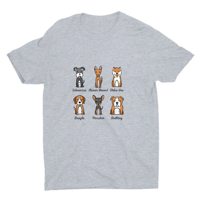 Lovely Dogs Printed Cotton Tee