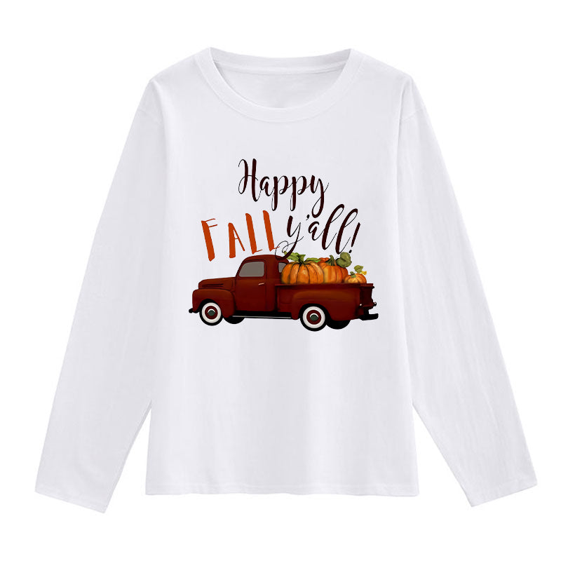 Happy Halloween Women White T-Shirt X