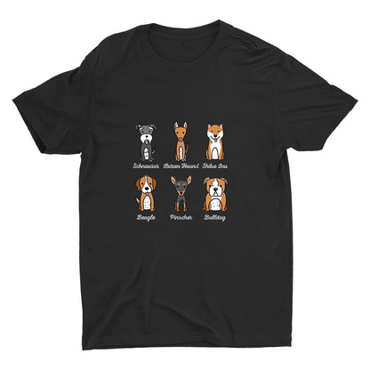 Lovely Dogs Printed Cotton Tee