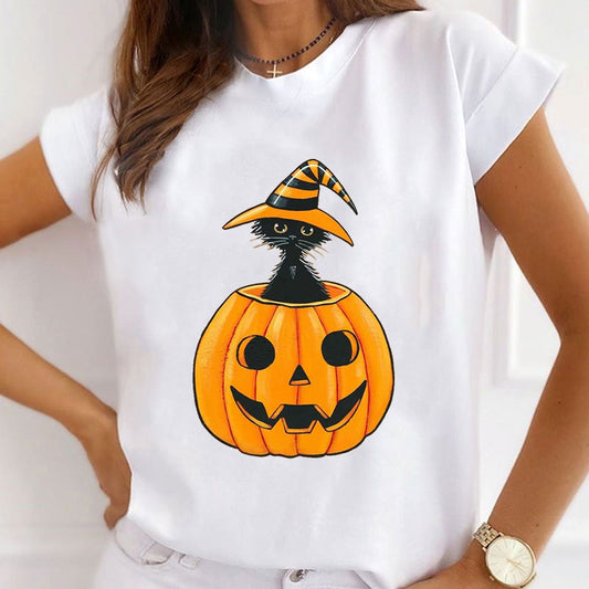 Pumpkin Cat T-Shirt