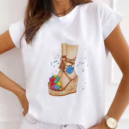 Summer Time White T-Shirt A