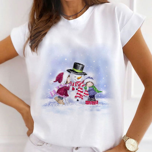 HAPPY NEW YEAR Christmas White T-Shirt G