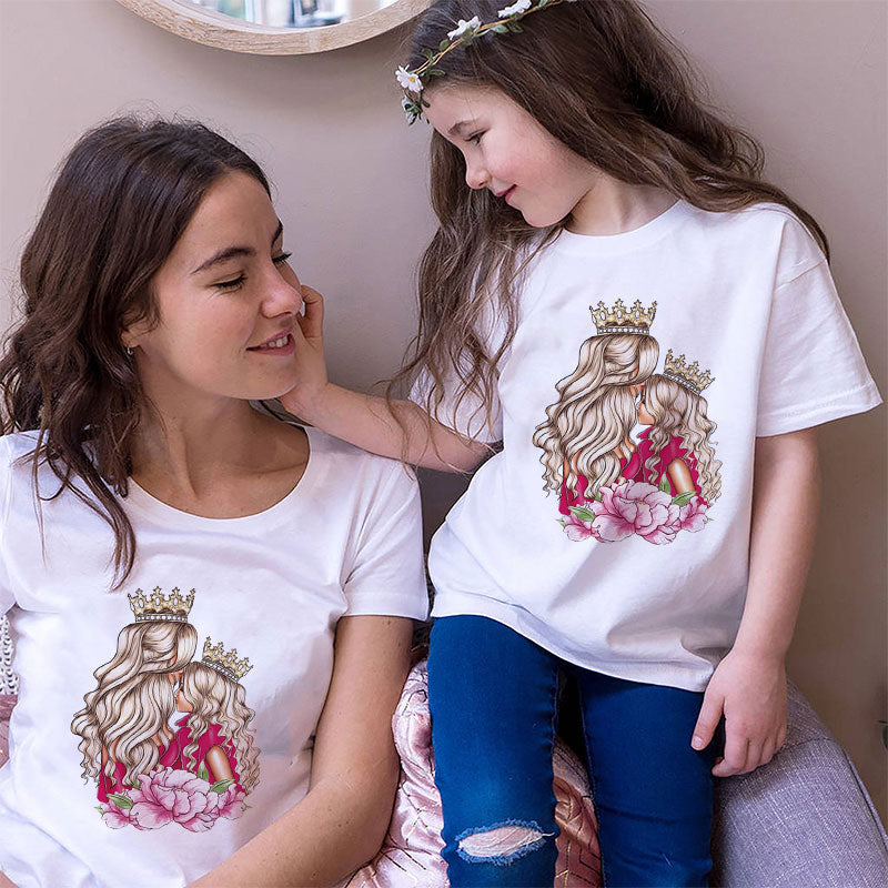 Mommy Daughter Matching Tee L