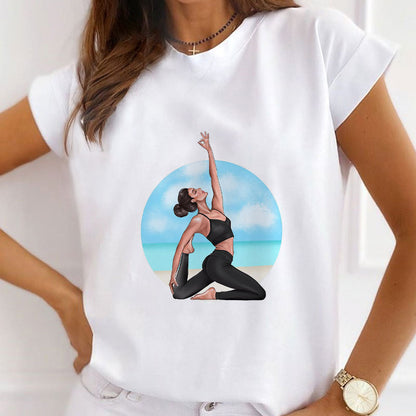 I like Enjoying Life White T-Shirt R
