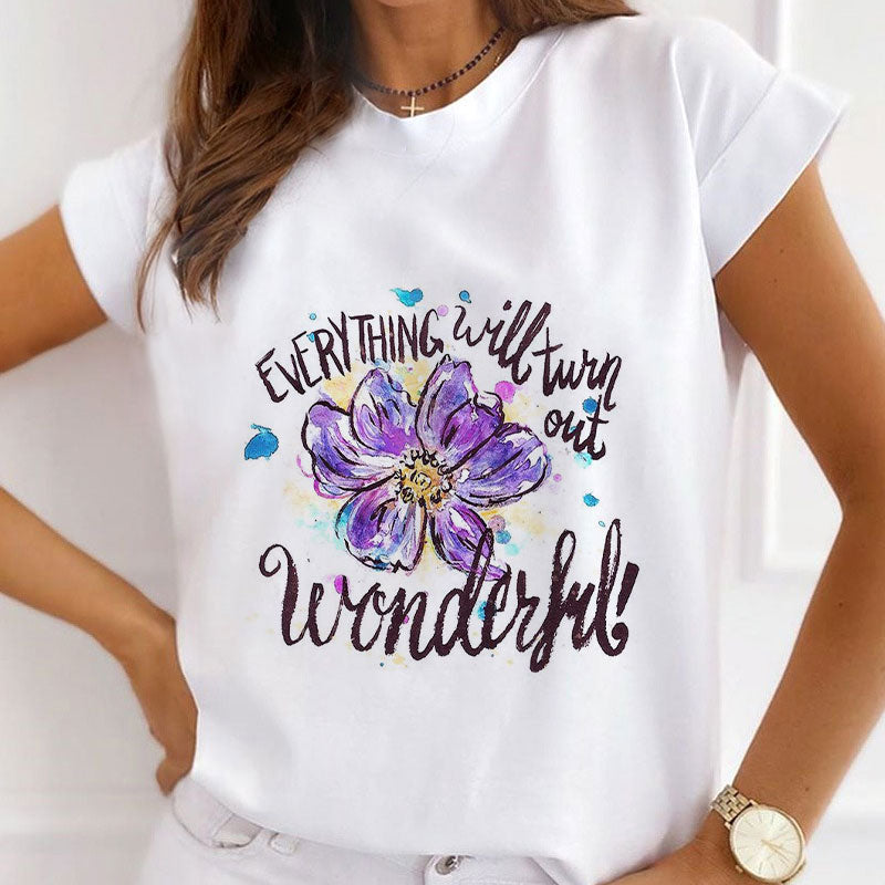 Style O: Flower Fairy White T-Shirt
