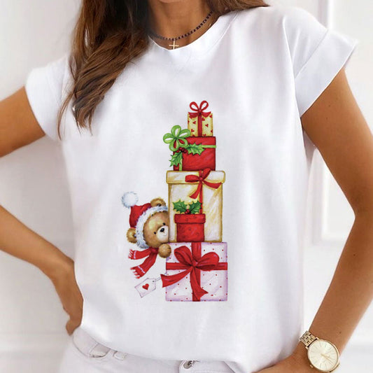 HAPPY NEW YEAR Christmas White T-Shirt I