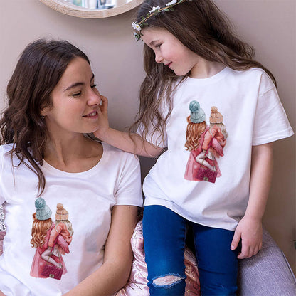 Mommy Daughter Matching Tee M
