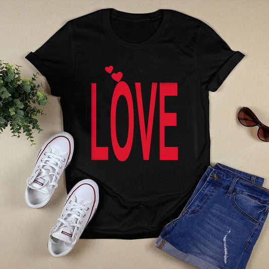 Peace Love Jesus Black T-Shirt P