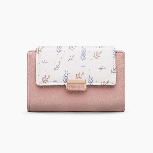 Mid-length Floral Wallet