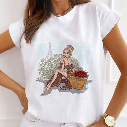 Style X :  Fashion Industry Leader Female White  T-Shirt