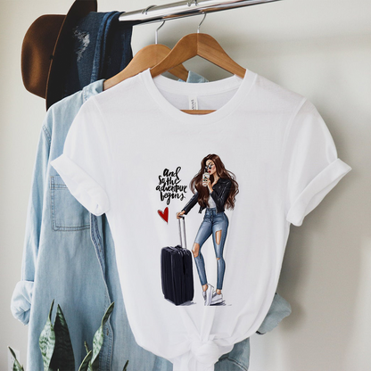 Fashion Travel Women T-shirt L