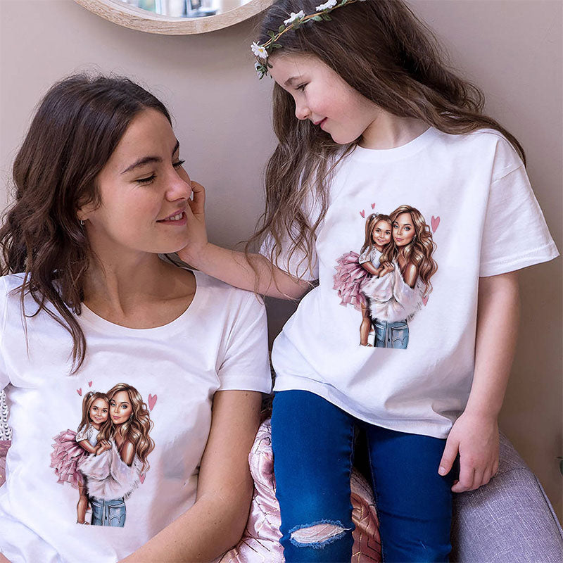 Mommy Daughter Matching Tee O