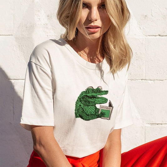 Sunbathin’ Gator Cotton Tee