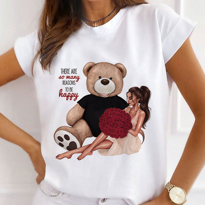 Summer Print K Style T-Shirt