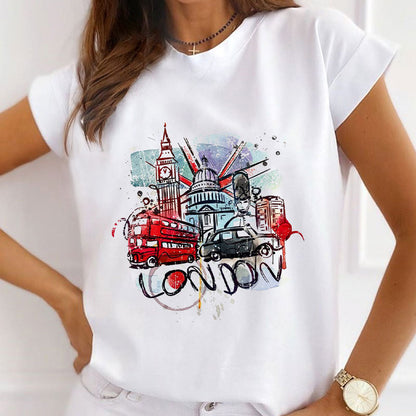 My City White T-shirt V