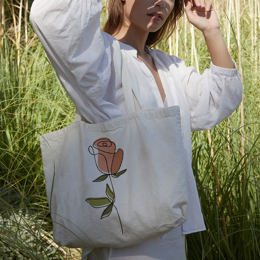 ROSE CANVAS BAG