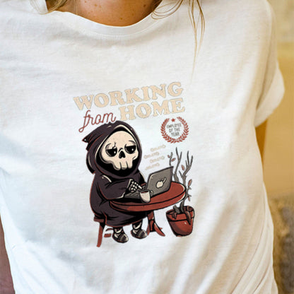 WORKING FROM HOME Cotton Tee