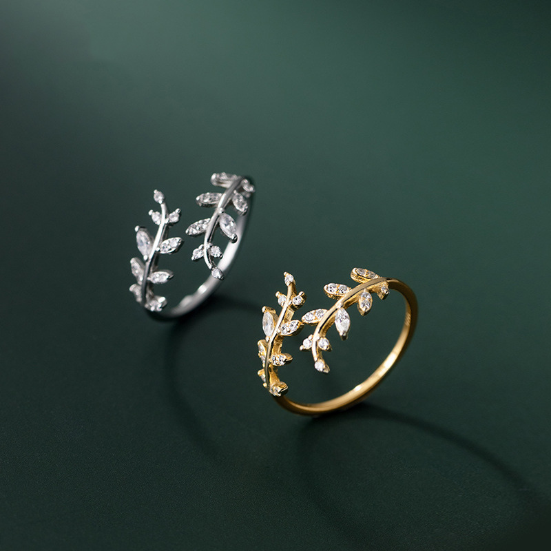 Niche Simple Leaf Butterfly Dolphin Rings