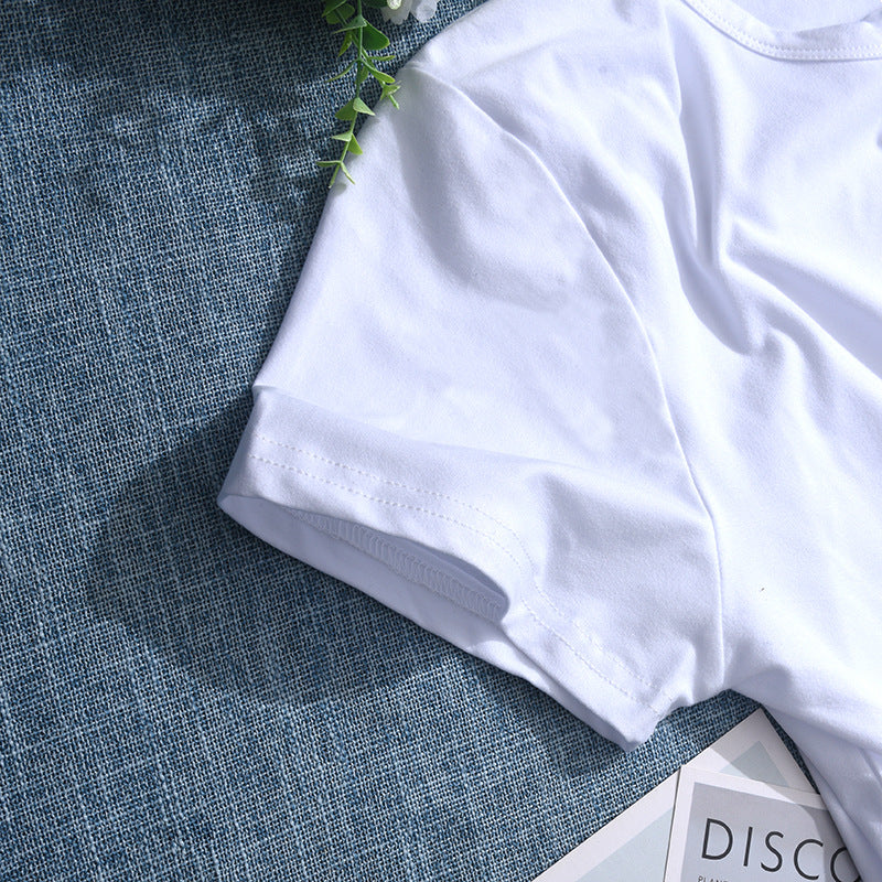 Style Z£ºSummer Beautiful Girl White T-Shirt