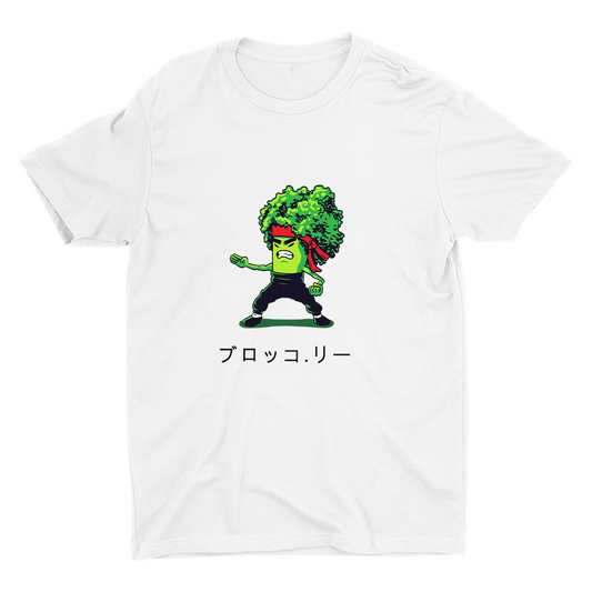 Funny Imagination Of Broccoli Cotton Tee