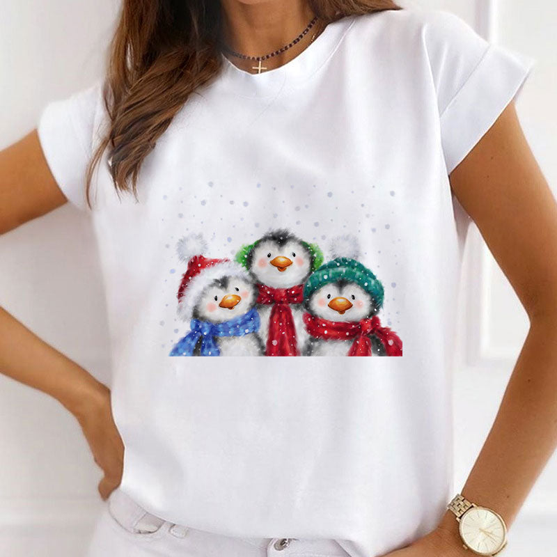 HAPPY NEW YEAR Christmas White T-Shirt M