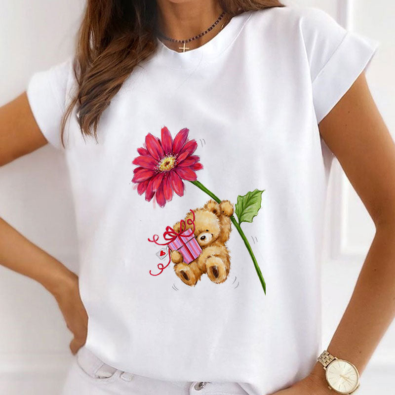 HAPPY 2021 Christmas Ladies White T-Shirt U