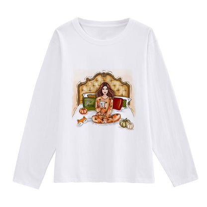 Happy Autumn White T-Shirt G