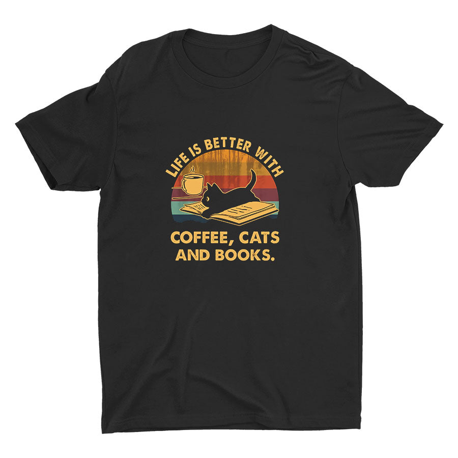 Life Is Better With Coffee Cotton Tee