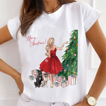 2022 Christmas Tree Cute T-Shirts