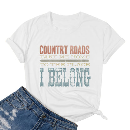 Country Roads Cotton Tee