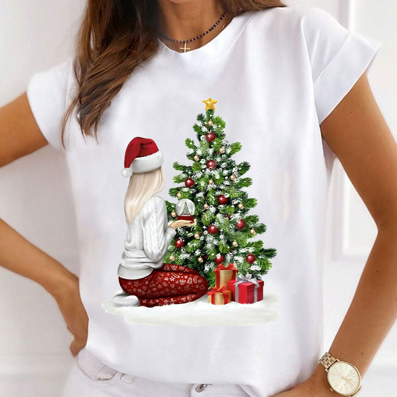 2022 Happy Christmas White T-Shirts