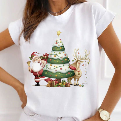 2022 Christmas Tree Santa T-Shirts