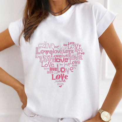 Style X:My Heart  Female White T-Shirt