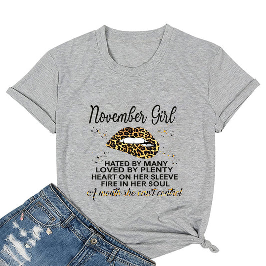 November Girl Cotton Tee