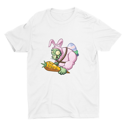 Easter Zombie Printed Cotton Tee