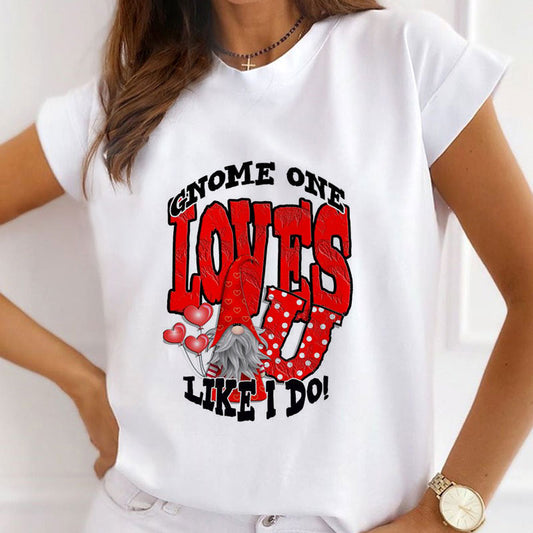 HAPPY Christmas Women White T-Shirt T