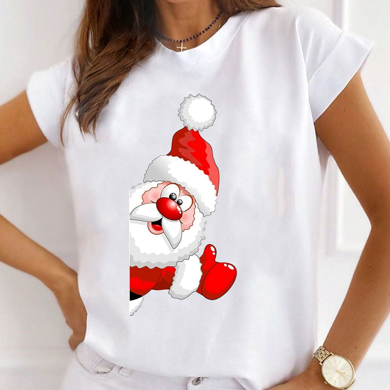 2022 Christmas Santa White T-Shirts