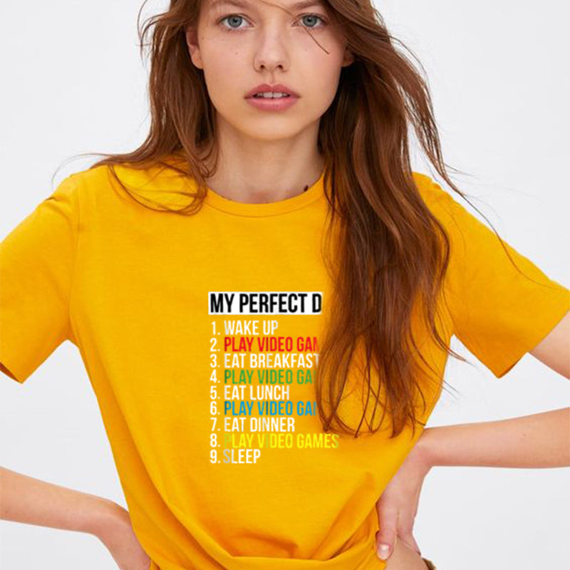 MY PERFECT DAY Cotton Tee