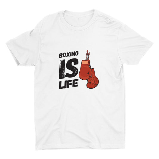 BOXING IS LIFE Cotton Tee