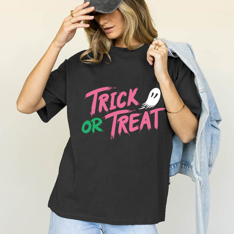 Treat Or Trick Cotton Tee