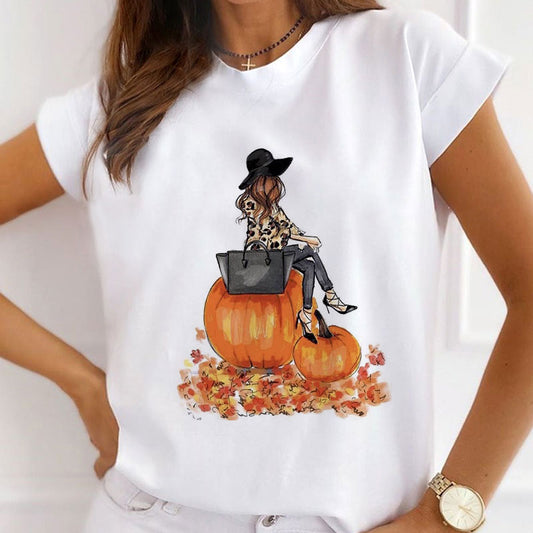 Happy Halloween White T-Shirt X