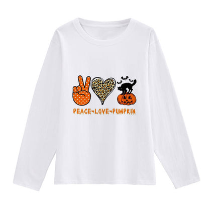 Happy Halloween Women White T-Shirt O