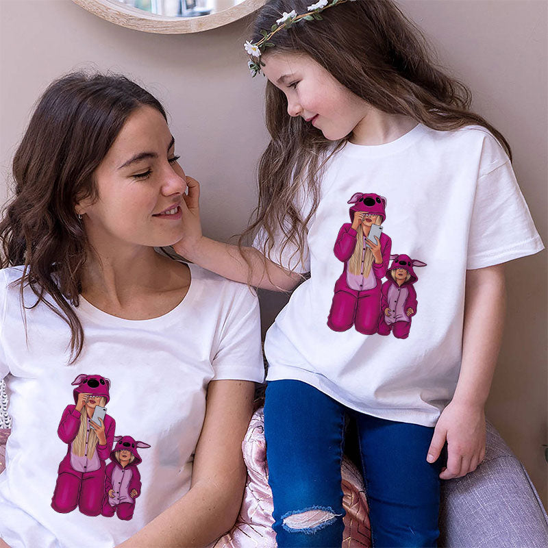 Mommy Daughter Matching Tee S