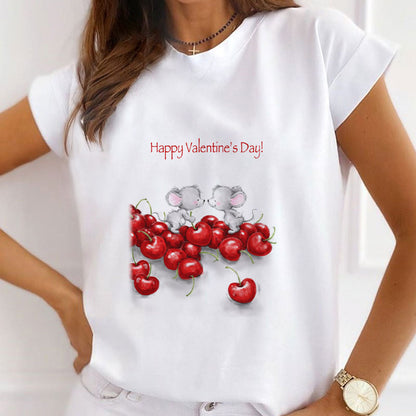 Happy Valentine's Day White T-Shirt T