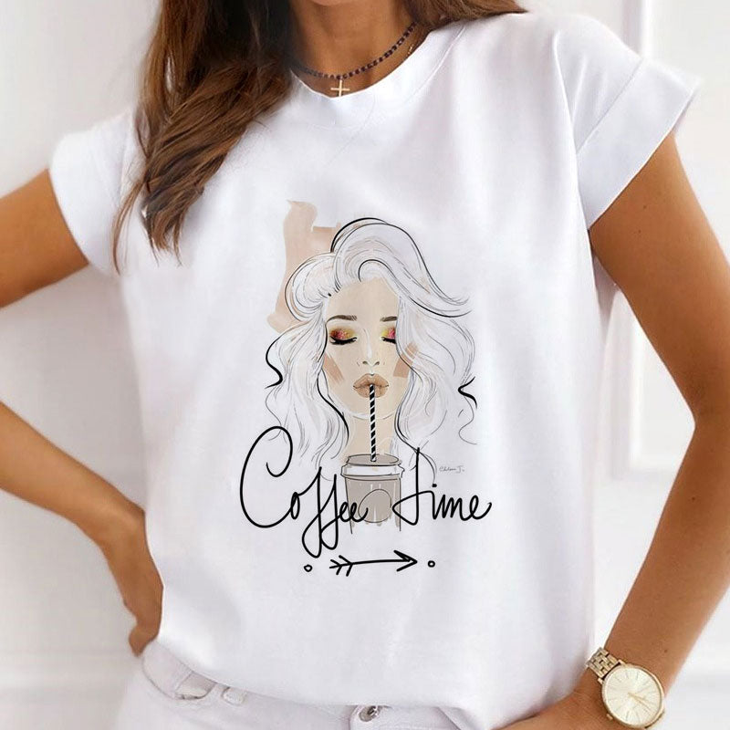 Style G :  Little Fairy Female White T-Shirt