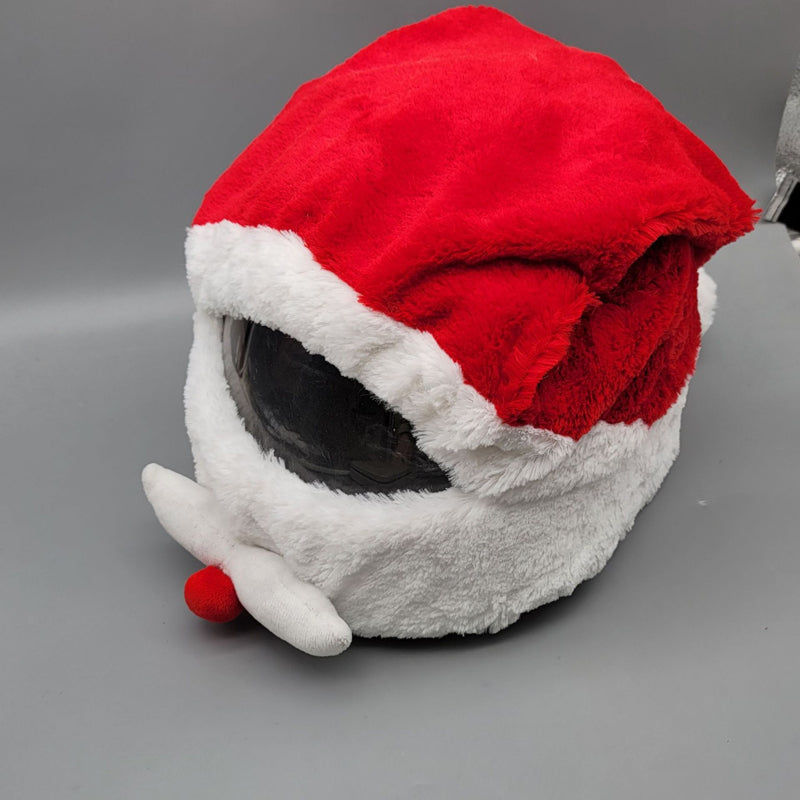 Funny Santa Claus Hat Motorcycle Helmet Cover
