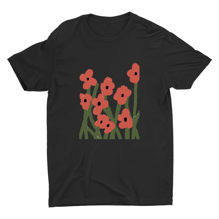 ART flower Printed T-shirt
