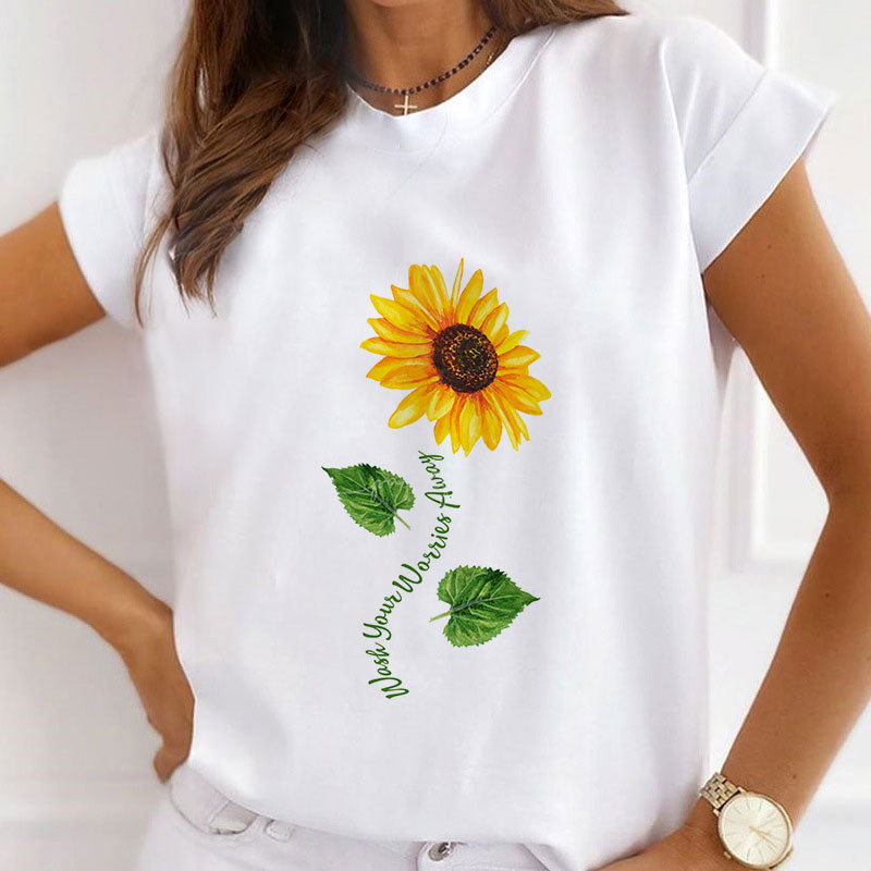Sunflower White T-Shirt C