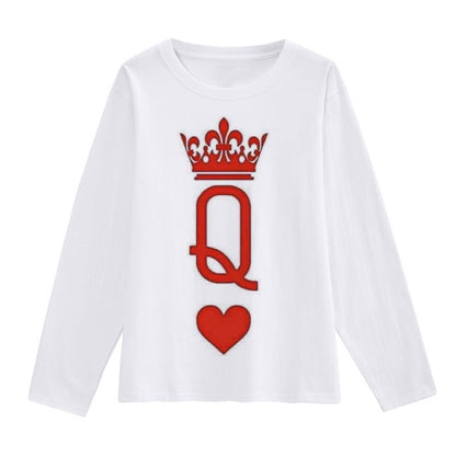 Like A Queen Female White T-Shirt Y