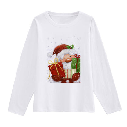 HAPPY 2021 Christmas Ladies White T-Shirt Z